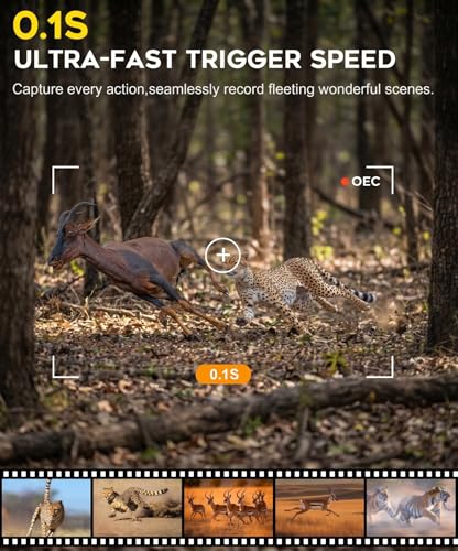 Digitgarden Camouflage 4K 48MP WiFi Trail Camera Night Vision Waterproof