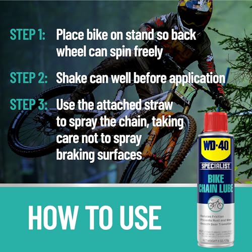 Bike Chain Lubricant - 6 OZ | WD-40 Specialist 1-Pack