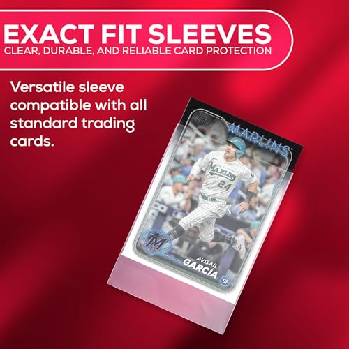 Premium Penny Sleeves for Trading Cards - 100 Pack Standard Exact Fit