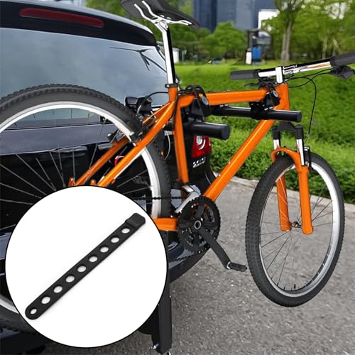 12 Pack Bicycle Wheel Rack Straps - Rubber Bike Tie Down Straps for Outdoor Use