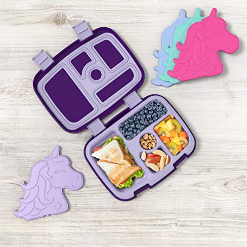 Reusable Ice Packs for Kids - Unicorn Design, 4-Pack