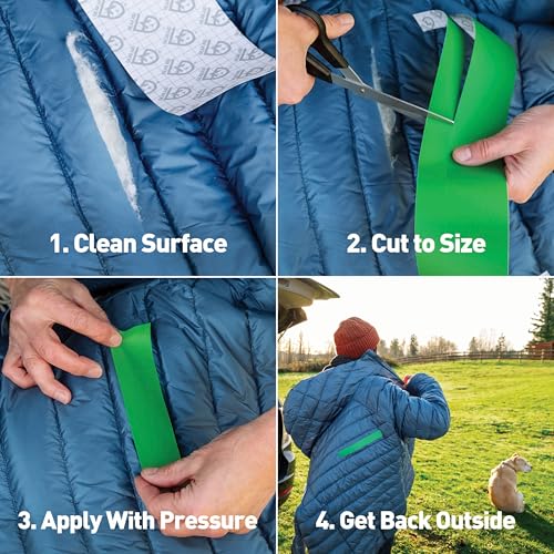 Peel-and-Stick Fabric Repair Tape - 3" x 20" for Outdoor Gear