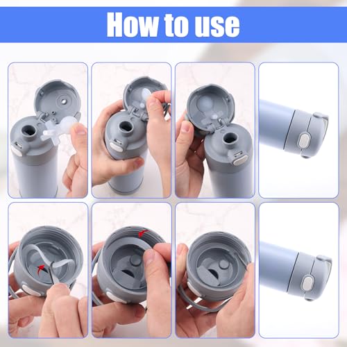4-Pack Replacement Leak Stoppers for Thermos Funtainer 16 Oz