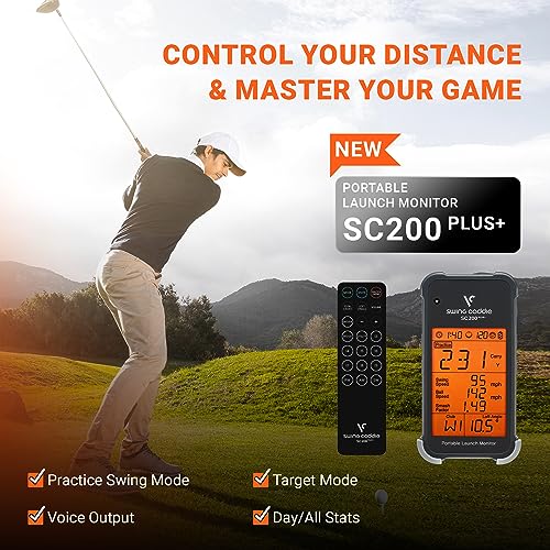 Portable Golf Launch Monitor & Swing Analyzer - SC200Plus