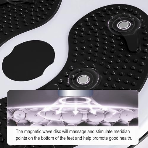 Twisting Ab Disc Board with Handles - Adjustable Waist Trainer - Black