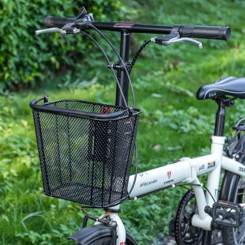 CXWXC Front Basket for E-Scooter with Quick-Release Handlebar Bracket