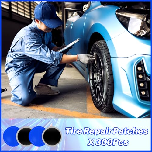 Heavy Duty Tire Patches - 10 Pcs 58 mm Rubber Repair Kit