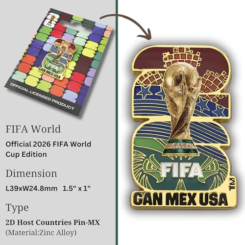 2026 FIFA World Cup Edition Collector's Pin - Premium Zinc Alloy