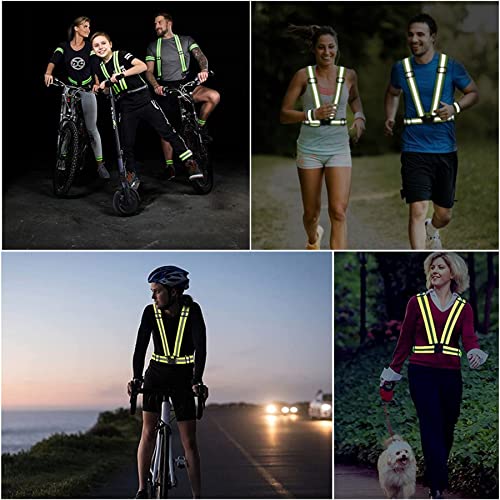 High Visibility Reflective Vest for Night Running, Walking, Cycling