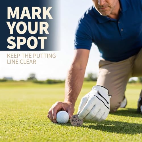 Funny Golf Ball Marker - Unique Novelty Gift for Golfers