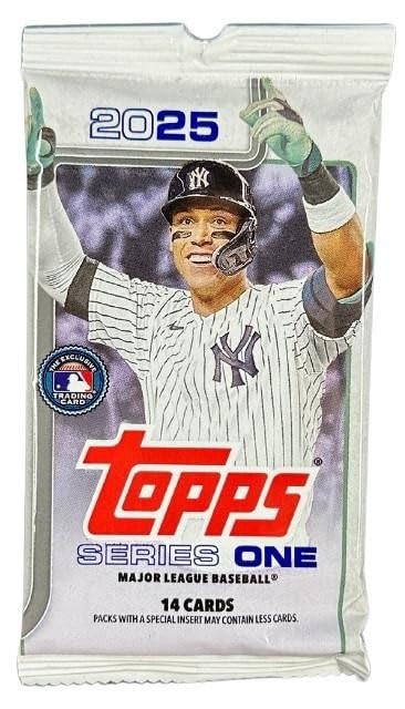 2025 Topps Baseball Series 1 Trading Card Pack - Collect MLB Stars & Rookies