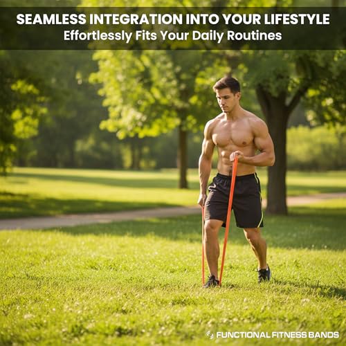 Pull Up Resistance Bands - Red 1/2" 20-35 lbs for Exercise