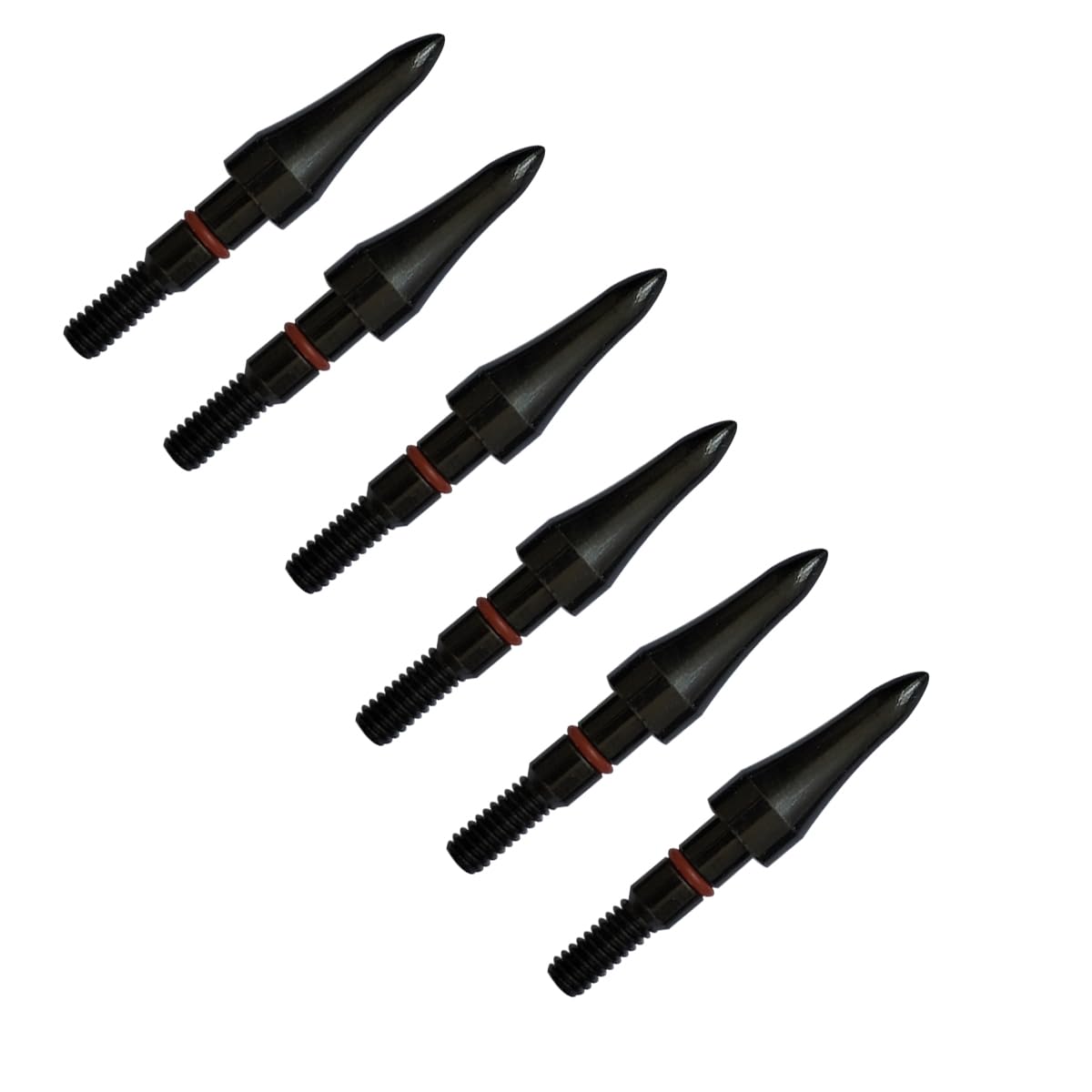 Archery Field Points 17/64 Inch 9/32 in 19/64 Inch 5/16 in (12 Pack) for Field Target Practice Shooting (5/16″-100grains)