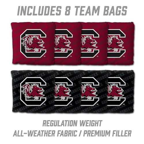 2' x 3' Wood Cornhole Game Set with Team Logo Bags - South Carolina Gamecocks