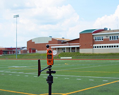 WBGT Heat Stress Monitor with Vane Mount - Non-Bluetooth, Orange