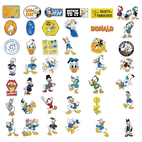 50-Piece Waterproof Cartoon Vinyl Sticker Set for Laptops & Water Bottles - B