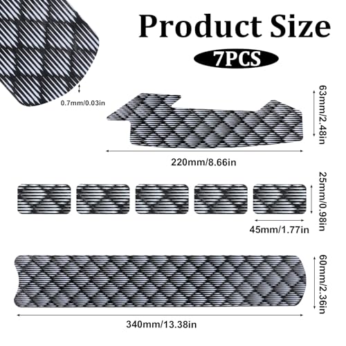 Bicycle Chainstay Protector Decal - Black Stripes