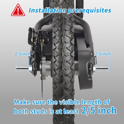 Bike Training Wheels for 12-20 Inch Kids Bikes - Black