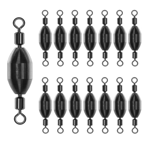 Brass Fishing Weights with Swivel - 1/32oz, 15pcs