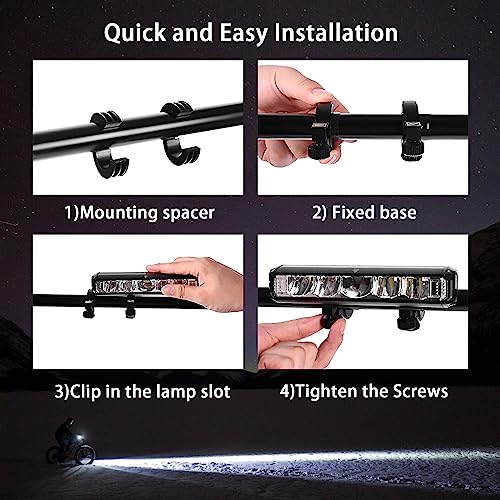 1800 Lumen USB Rechargeable Waterproof Bike Headlight - LED