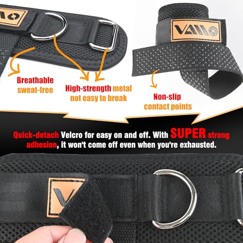 Adjustable Weight Lifting Straps with Non-Slip Design - 2 Pack
