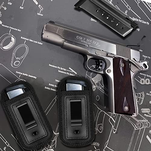 IWB Magazine Holster - 2 Pack Universal Double Stack Mag Pouch