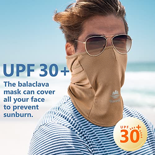 Breathable Balaclava Ski Mask for Men & Women - Size 6 3/4-7 1/2 Brown