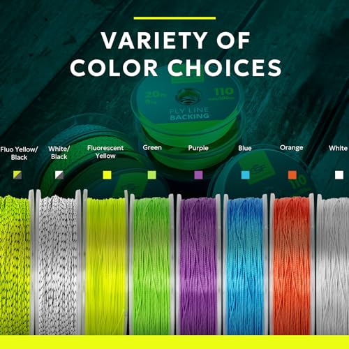 Braided Fly Fishing Backing Line - 20LB 50m - Orange