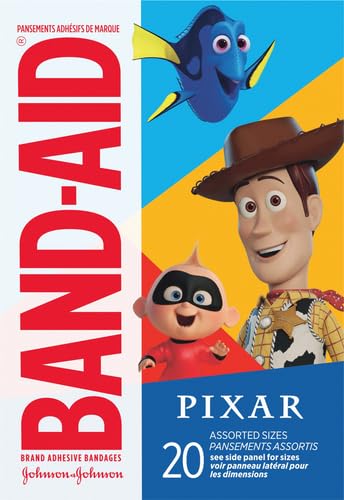 Disney/Pixar Mashup Band-Aid Adhesive Bandages - 20 Count Pack of 2