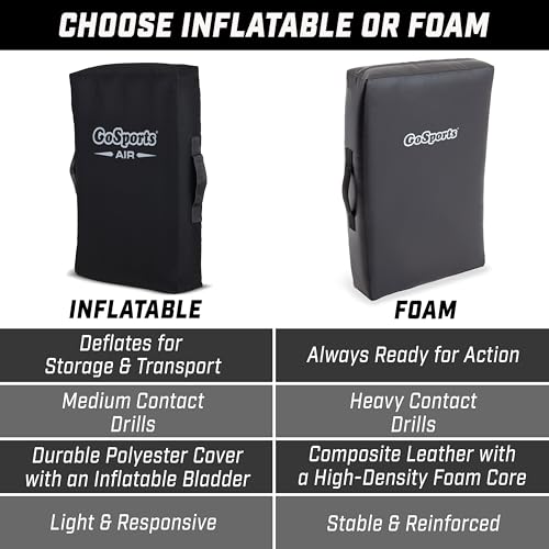 GoSports Inflatable Blocking Pads - Choose Your Size Training