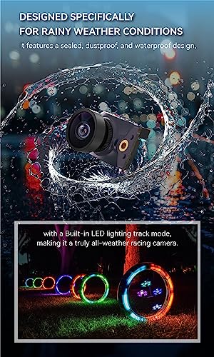 RunCam Racer Nano 4 FPV Camera – Waterproof 1200TVL for All-Weather Drone Racing