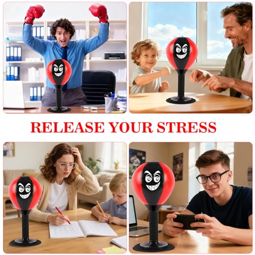 Desktop Punching Bag Stress Relief Toy for Kids & Adults - Funny Gag Gift
