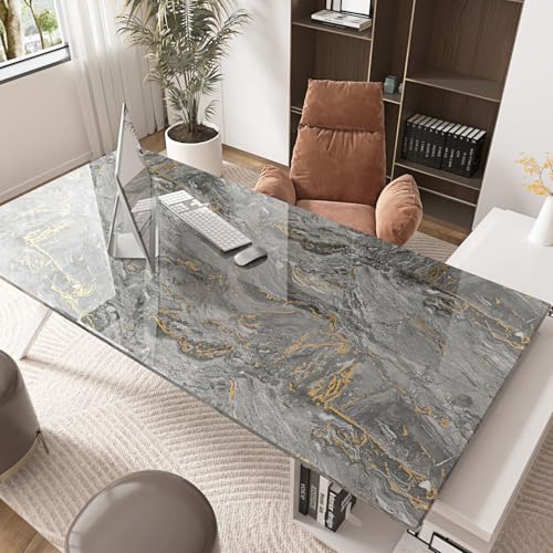 Wallercity Black/Gold Marble Contact Paper for Countertops Waterproof Gold Marble Wallpaper Peel and Stick Countertop Contact Paper for Kitchen Bathroom Removable Vinyl Wrap for Cabinets 15.8''x78.7''