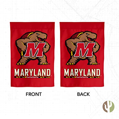 Maryland University Flag - Double-Sided Garden Flag for Outdoor Display