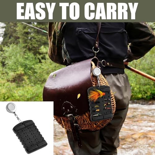 Fly Fishing Foam Patch with Retractable Buckle - 2 Pack, Simple Design