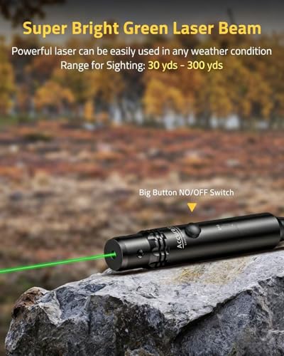 CVLIFE Green Laser Bore Sight Kit with 64 Adapters for Rifles & Shotguns