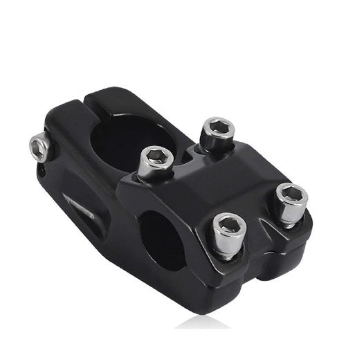 SENQI BMX Bike Stem Aluminum Alloy Fixed Gear Bicycle Stem 28.6x22.2mm, Black