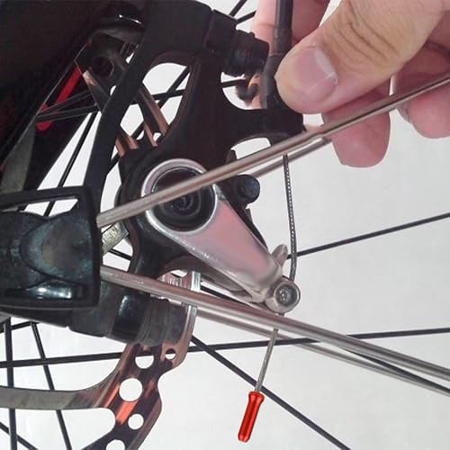 50pcs Colorful Bike Cable End Caps - Durable Aluminum Tips