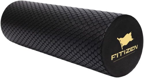 Fitizen Foam Roller - Deep Tissue Muscle Massage for Back Pain Relief | Home Gym Exercise Equipment