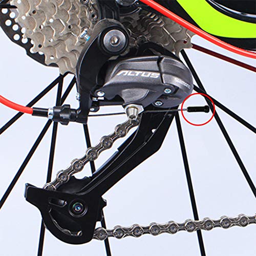 30pcs Bicycle Brake Cable Tips - Black & Silver Wire End Caps