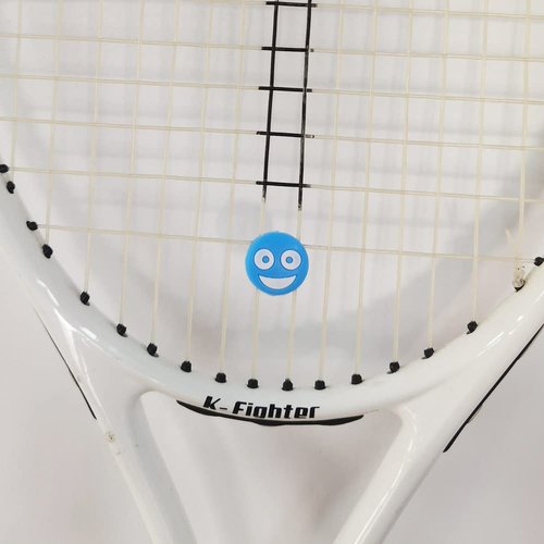 Gloperti Tennis Vibration Dampener-Set of 12-Shock Absorber for Tennis Strings,Premium-Durable & Long-Lasting Different Design On Both Sides