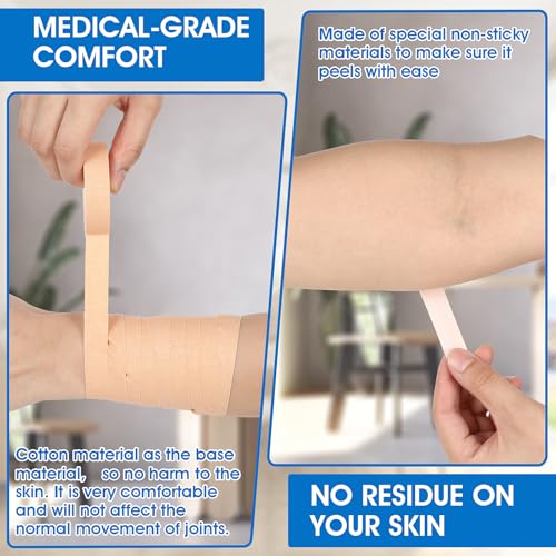 Nude Athletic Finger Tape - 0.5 Inch x 10 Yard - 2 Rolls