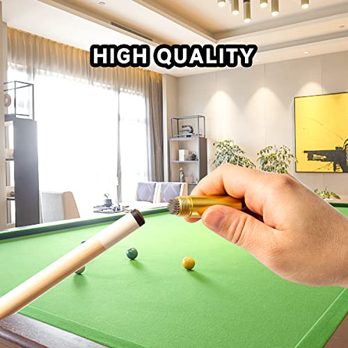 Pool Cue Tip Tool with Keychain - Scuffer, Shaper, Aerator