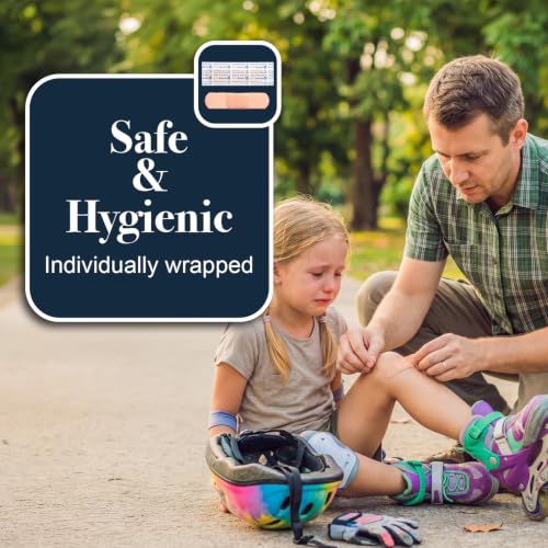 Flexible Fabric Adhesive Bandages - Sterile Non-Stick Pads - 3/4x3" - Box of 100