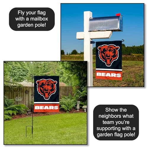 Chicago Bears Double-Sided Garden Flag - 12.5 x 18 in