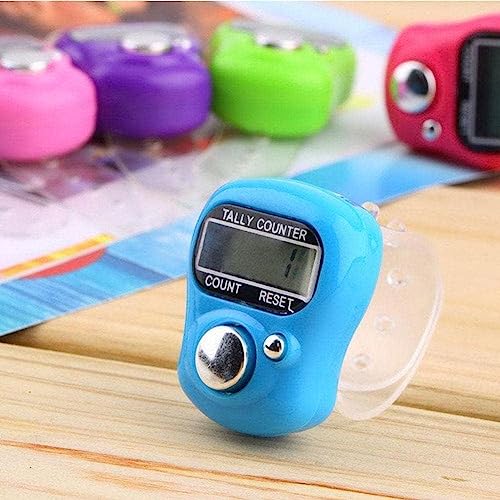 Handheld LED Digital Finger Counter - Blue, 1 Count