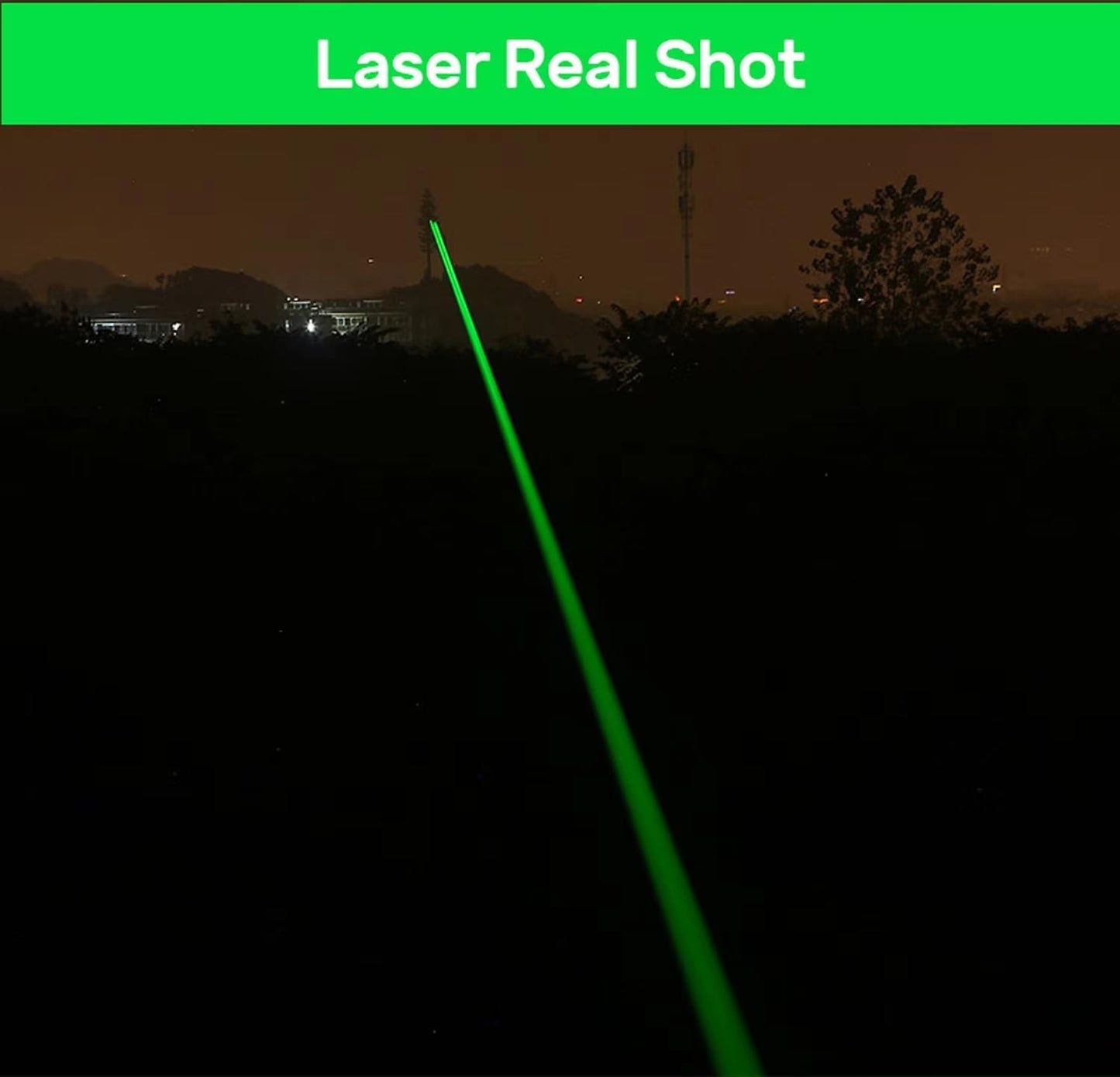 High Power Green Laser Pointer, Long Range Presentation Pen - Green
