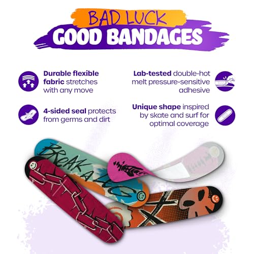 Cool Bandages for Kids & Teens - 108 ct Variety Pack