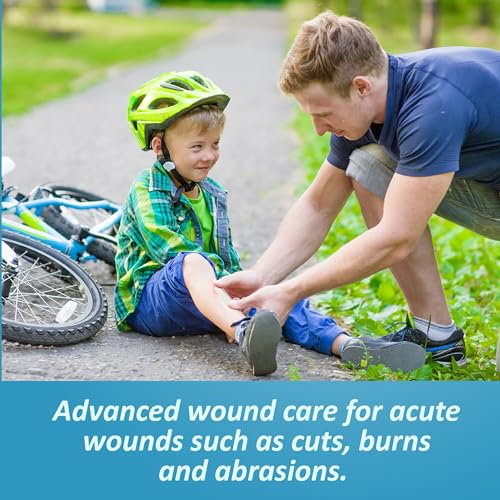 Transparent Wound Dressing with Absorbent Pad - 6 x 6 in