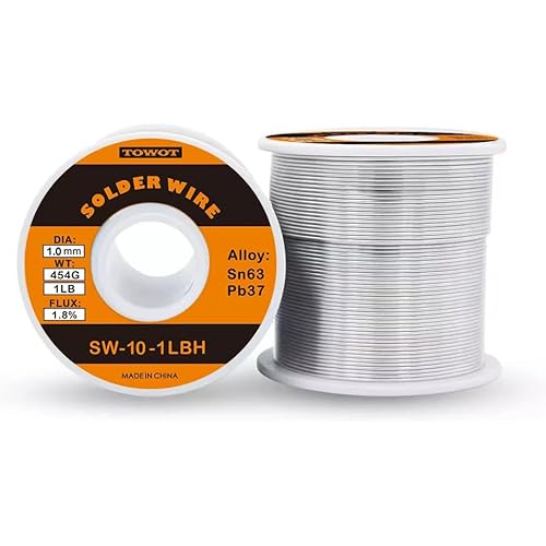 TOWOT High Purity Tin Lead Rosin Core Solder Wire